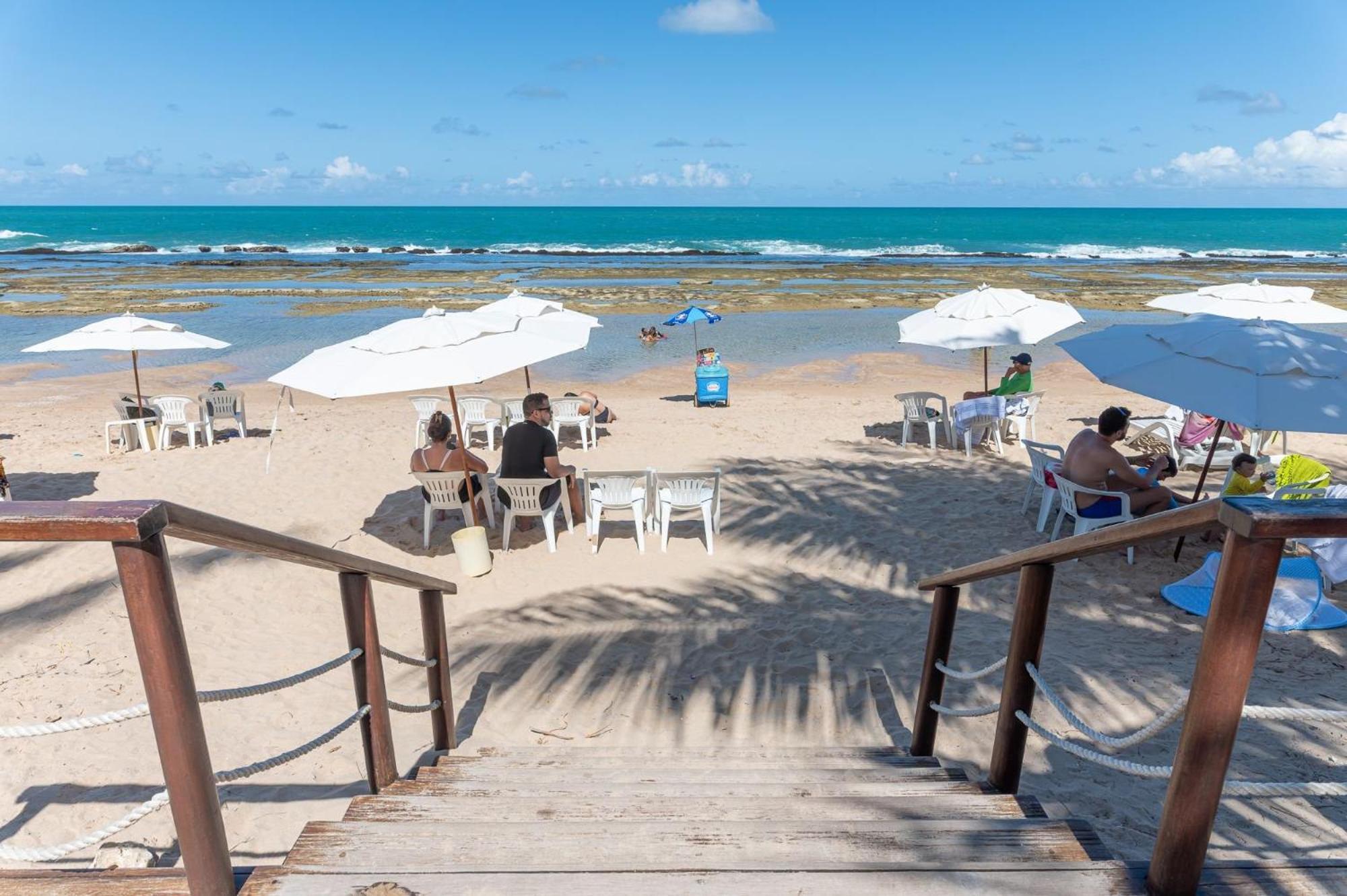 Marulhos Suites Resort Muro Alto Beira Mar Por Brevelar Pôrto das Galinhas Εξωτερικό φωτογραφία